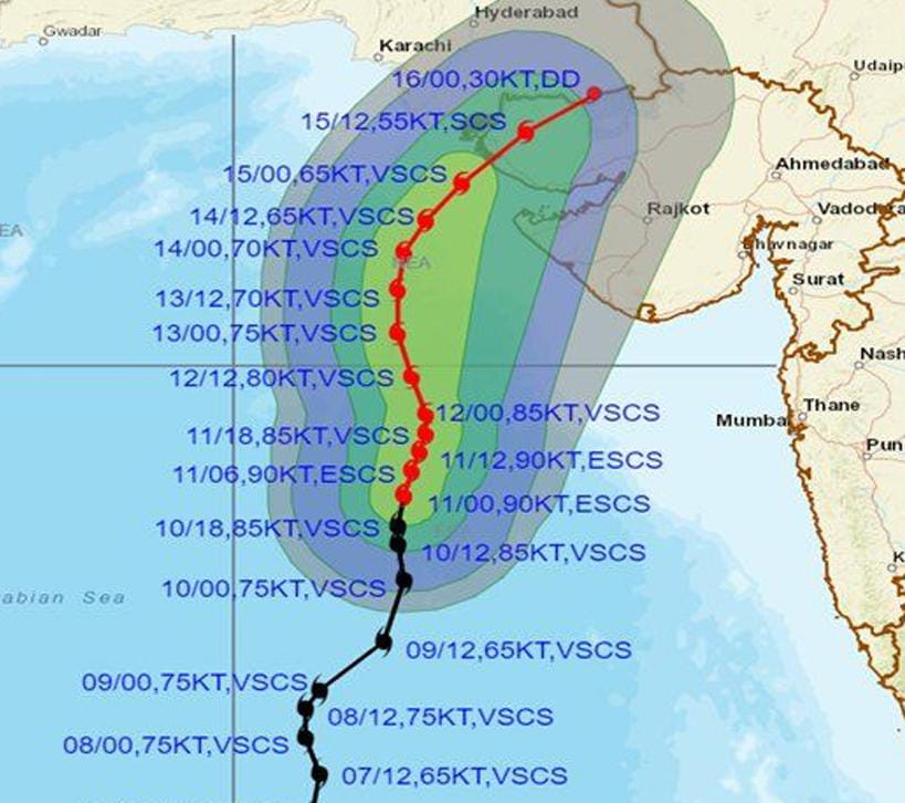 Biparjoy Cyclone : બિપોરજોય વાવાઝોડું ગુજરાત તરફ ફંટાયું: સૌરાષ્ટ્ર-કચ્છમાં થશે સૌથી વધુ અસર 1 Biparjoy Cyclone : બિપોરજોય વાવાઝોડું ગુજરાત તરફ ફંટાયું: સૌરાષ્ટ્ર-કચ્છમાં થશે સૌથી વધુ અસર