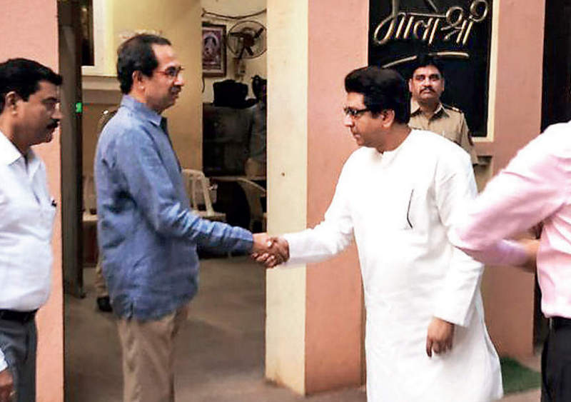 RAJ THACKERAY AND UDDHAV THACKERAY