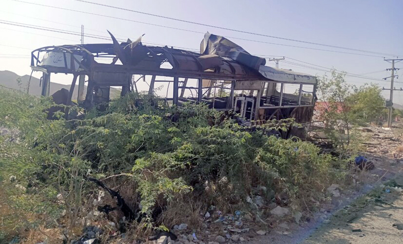 BALOCHISTAN ATTACK PAK ARMY BUS-2