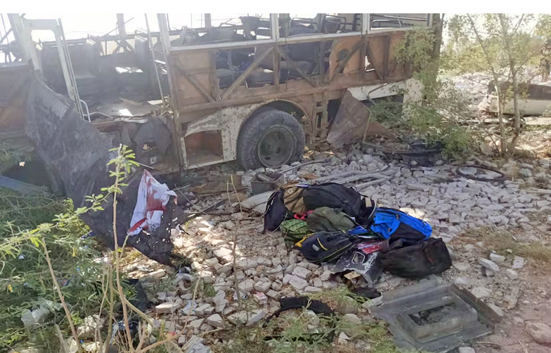 BALOCHISTAN ATTACK PAK ARMY BUS-4