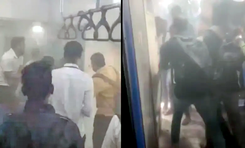 FIRE BREAKS OUT IN PUNE PASSENGER TRAIN
