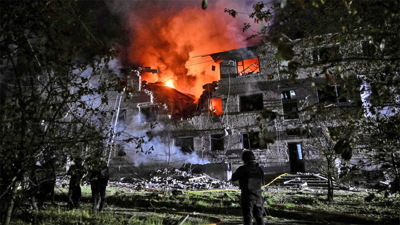 Russia-Ukraine Drone Attack 1