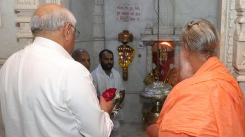 CM VISITED DHOLESHWAR MAHADEV