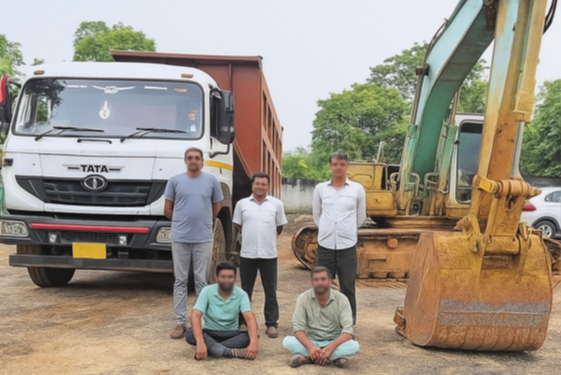 ILLEGAL BAUXITE MINING IN VANDH