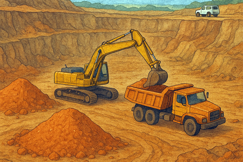 ILLEGAL BAUXITE MINING IN VANDH