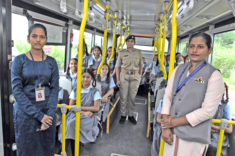 STATUE OF UNITY STARTED E BUS SERVICE