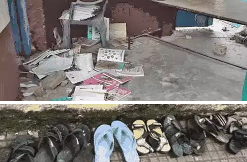 ક્લાસરૂમ ધરાશાયી 6