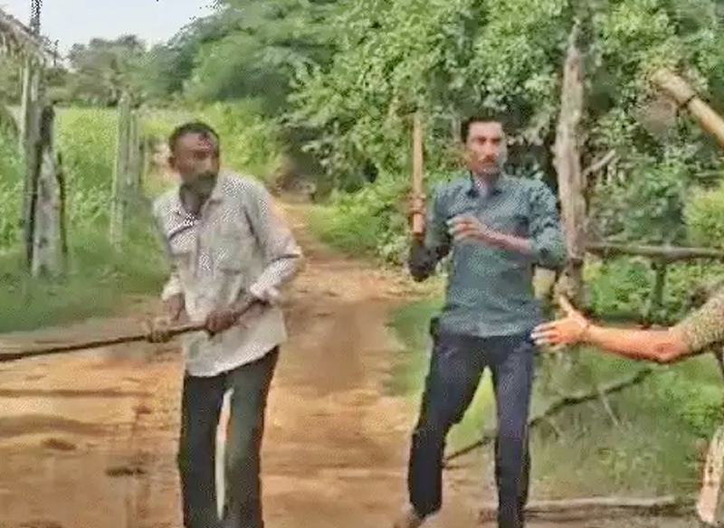 2 જૂથ વચ્ચે હિંસક ઝડપ 