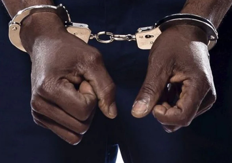 ARRESTED FOR OTHERS  CATTLE