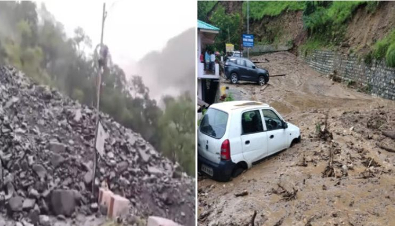 CLOUDBURST IN  DHARALI VILLAGE