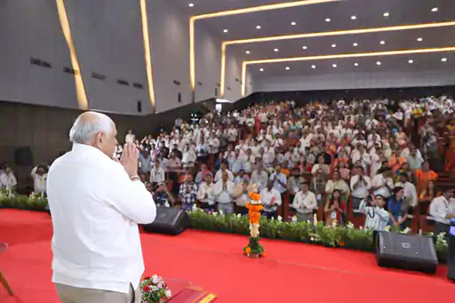 CM BHUPENDRA PATEL AT ANKLESHWAR