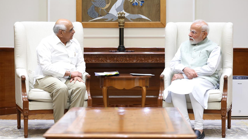 CM PM MEETING IN DELHI : દિલ્હીમાં CM ભુપેન્દ્રભાઈ ની PM મોદી સાથે રૂબરૂ મુલાકાત, ગુજરાત પ્રદેશ પ્રમુખ અને મંત્રીમંડળ અંગે ચર્ચા ની શક્યતા 2 CM PM MEETING IN DELHI : દિલ્હીમાં CM ભુપેન્દ્રભાઈ ની PM મોદી સાથે રૂબરૂ મુલાકાત, ગુજરાત પ્રદેશ પ્રમુખ અને મંત્રીમંડળ અંગે ચર્ચા ની શક્યતા CM PM MEETING IN DELHI