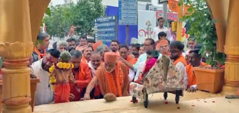 GRAND  PROCESSION ON  GOKULASTAMI