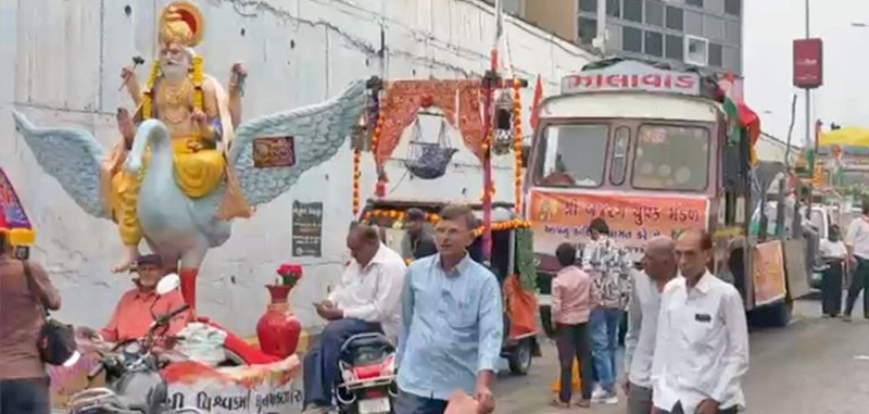 GRAND PROCESSION  ON  GOKULASTAMI