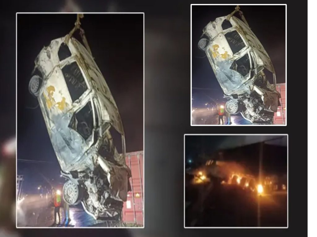 Accident: માળિયામાં સુરજબારી ટોલનાકા નજીક ટ્રિપલ અકસ્માત સર્જાયો , 4 લોકોના મોત