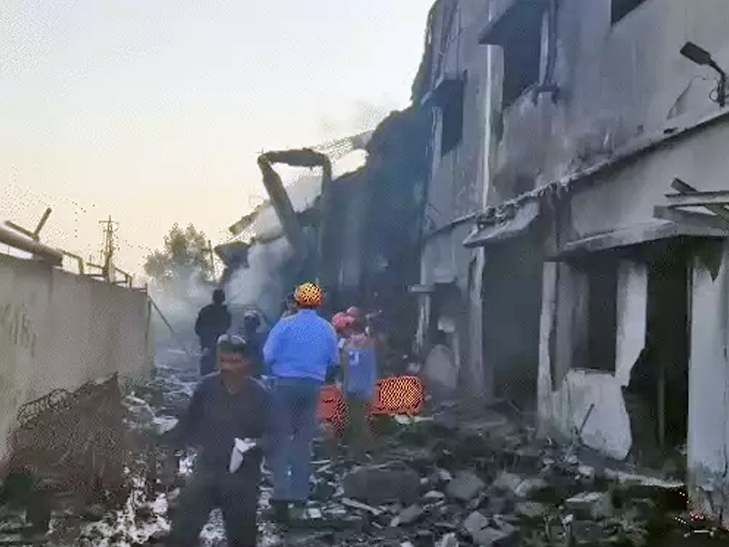 FIRE AT SAIKHA GIDC