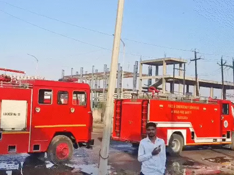 FIRE AT SAIKHA GIDC