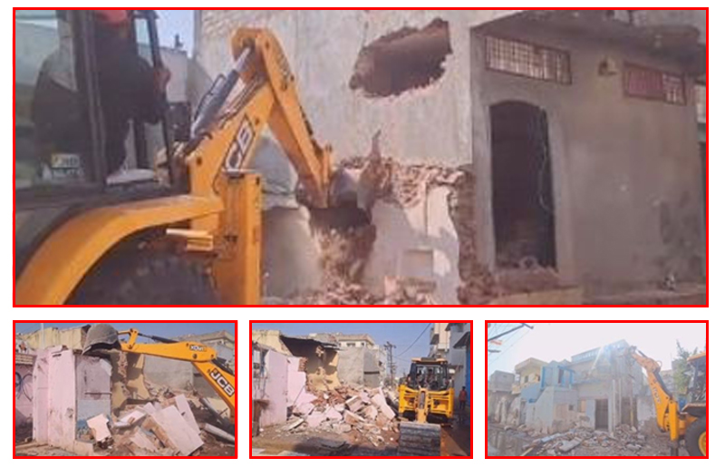DEMOLITION IN MORBI : મોરબીના લાતી પ્લોટમાં બુલડોઝર, ડ્રેનેજ પ્રોજેક્ટમાં અડચણરૂપ ગેરકાયદે બાંધકામો જમીનદોસ્ત 1 DEMOLITION IN MORBI : મોરબીના લાતી પ્લોટમાં બુલડોઝર, ડ્રેનેજ પ્રોજેક્ટમાં અડચણરૂપ ગેરકાયદે બાંધકામો જમીનદોસ્ત DEMOLITION IN MORBI