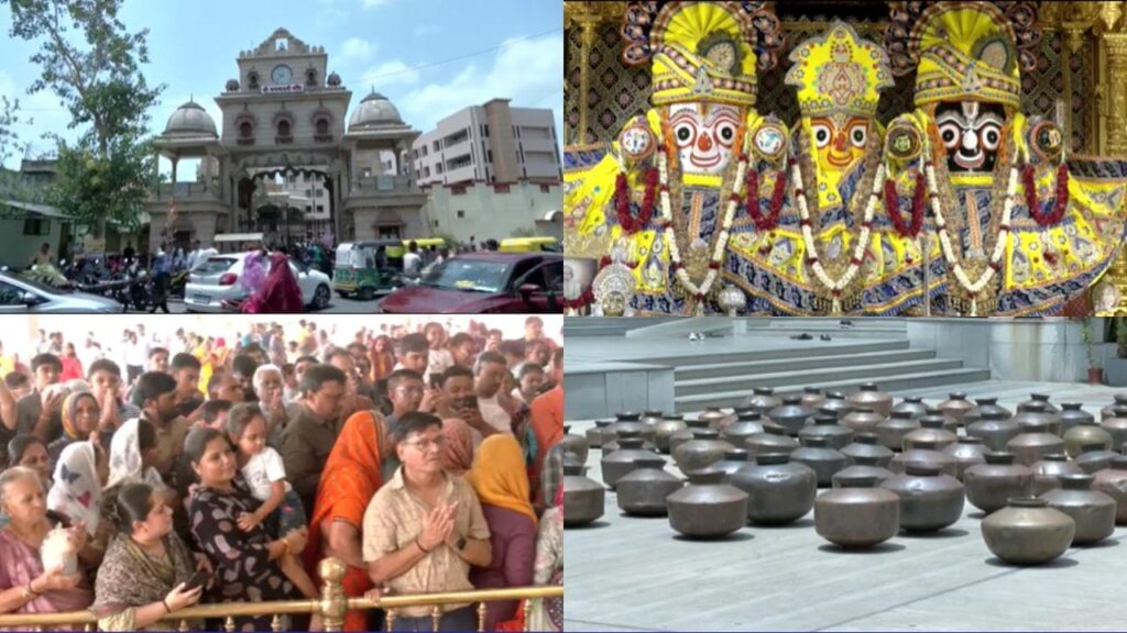 અમદાવાદમાં આવતીકાલે જગન્નાથજીની જળયાત્રા: 108 કળશથી જળાભિષેક અને ગજવેશ દર્શન બાદ ભગવાન 15 દિવસ મોસાળ સરસપુર જશે 1 અમદાવાદમાં આવતીકાલે જગન્નાથજીની જળયાત્રા: 108 કળશથી જળાભિષેક અને ગજવેશ દર્શન બાદ ભગવાન 15 દિવસ મોસાળ સરસપુર જશે