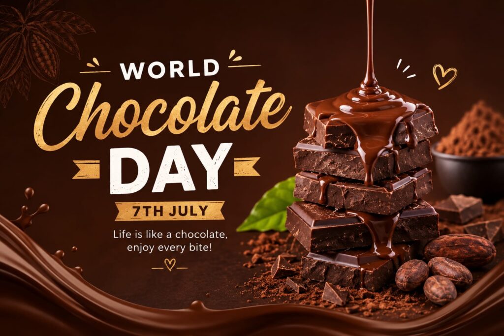 World Chocolate Day 2026: વિશ્વની સૌથી પ્રિય મીઠાશની ઉજવણી 1 World Chocolate Day 2026: વિશ્વની સૌથી પ્રિય મીઠાશની ઉજવણી
